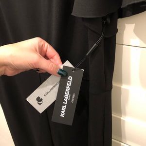 NWT NEVER WORN Black Lace Jumpsuit Karl Lagerfeld